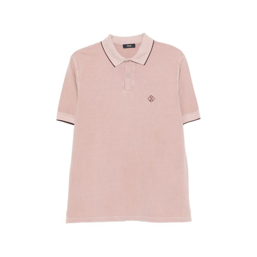 Herno Men Logo Cotton Polo Shirt